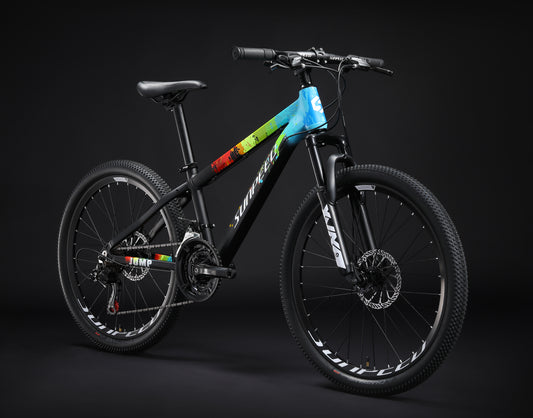 JUMP Kids' 24" Mountain Bike 21-speed - Shimano Tourney - VRIDE - Bicycle & Accessories