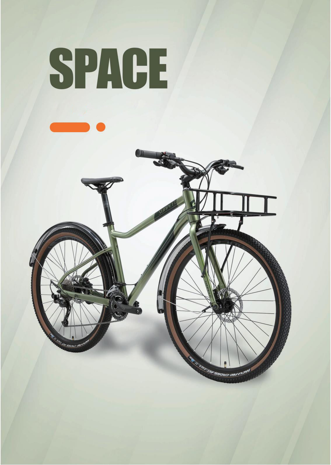 SPACE 27.5" City Bike 18-speed - Shimano Alivio - VRIDE - Bicycle & Accessories
