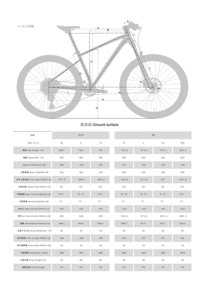 ACE 29" Hardtail Mountain Bike 12-speed - Shimano Deore - VRIDE - Bicycle & Accessories