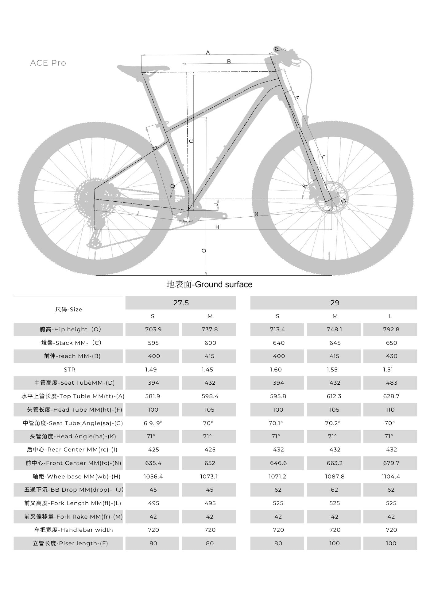 ACE PRO 29" Hardtail Mountain Bike 12-speed - Shimano Deore - VRIDE - Bicycle & Accessories