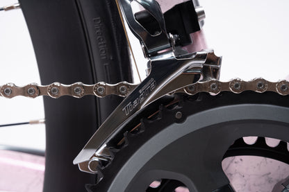 Adult VRIDE Galaxy Sport Road bike with Shimano Tiagra gears, sleek frame, and aerodynamic design for performance cycling.