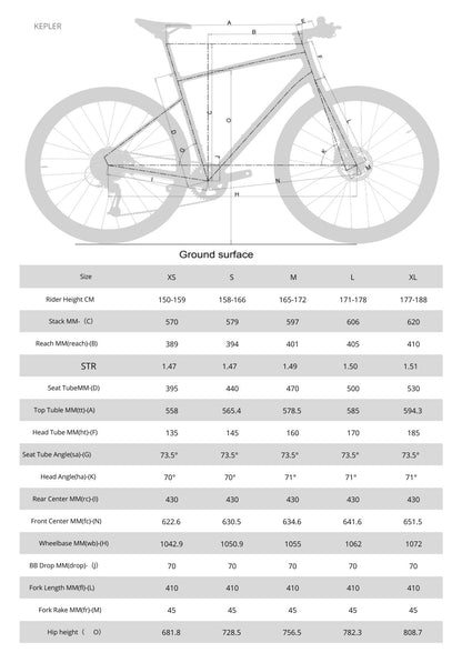KEPLER Hybrid Fitness Bike Urban Commuter 9-speed - Shimano Altus - VRIDE - Bicycle & Accessories