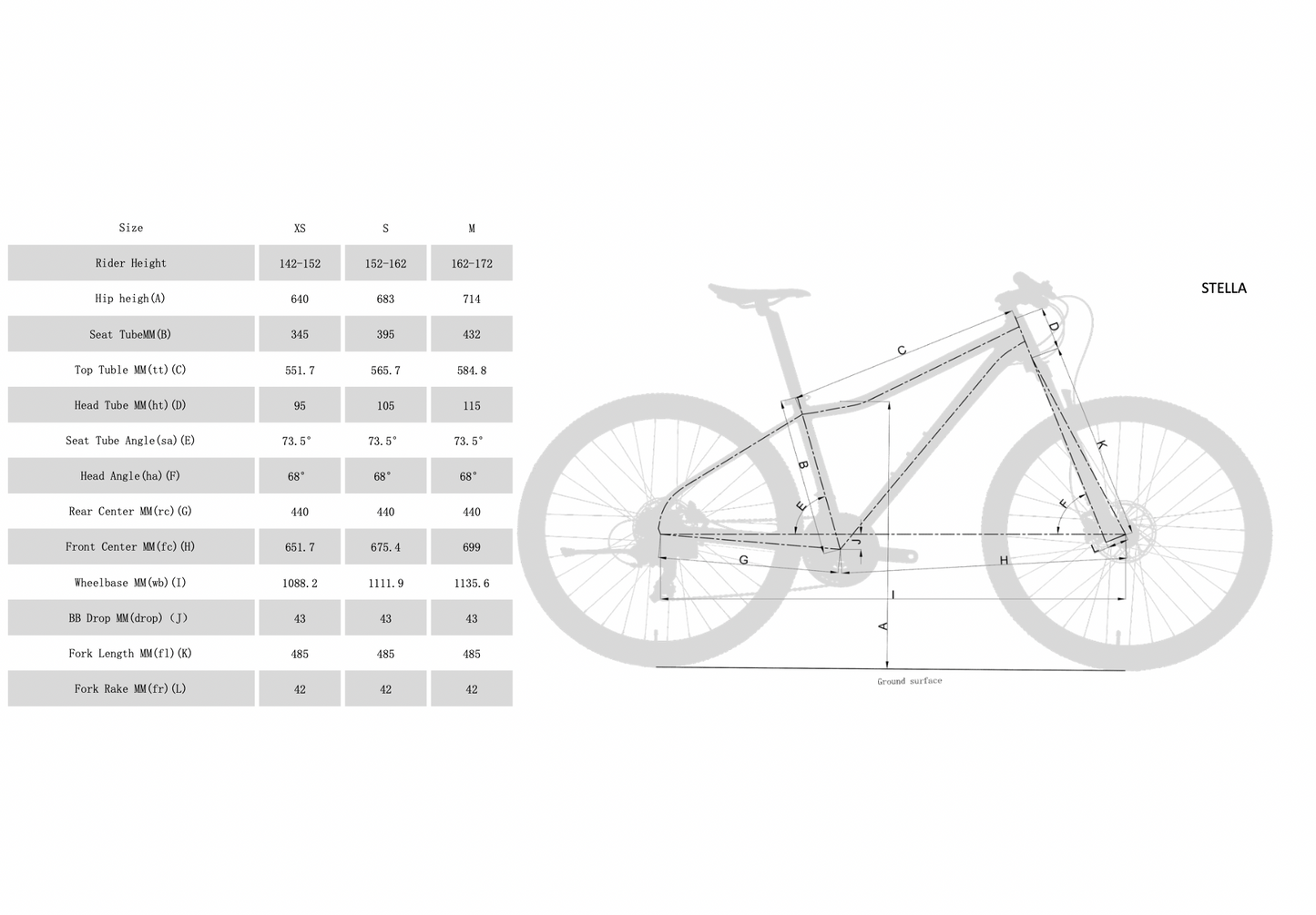 STELLA 27.5" Hardtail Mountain Bike 24-speed - Shimano Tourney - VRIDE - Bicycle & Accessories