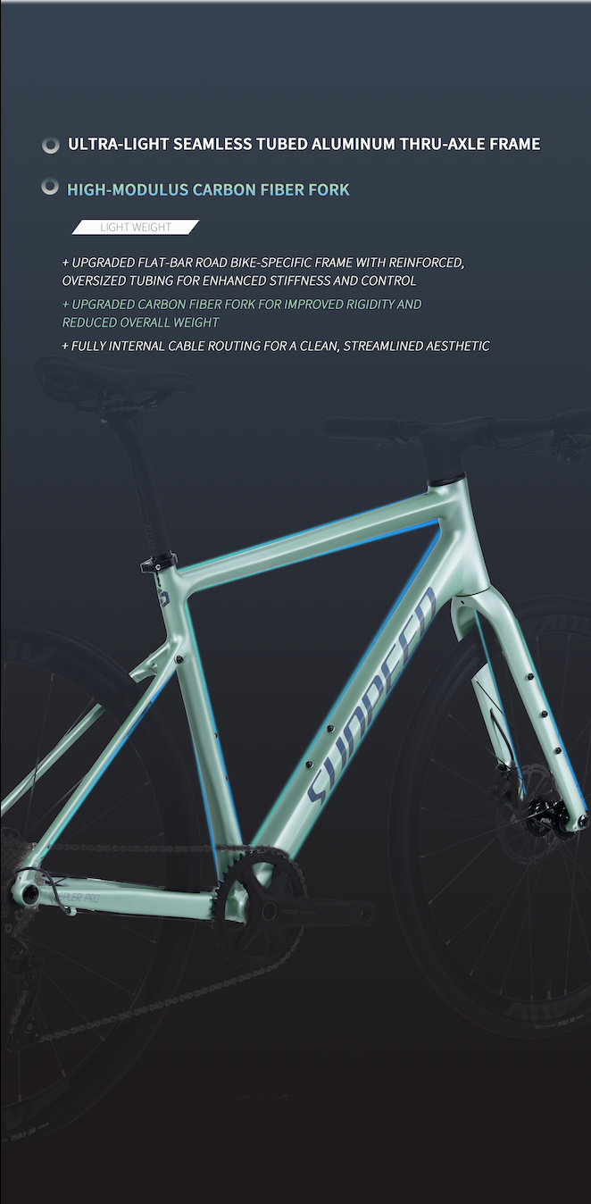 KEPLER PRO Performance Hybrid Bike 11-speed - Shimano 105 - VRIDE - Bicycle & Accessories