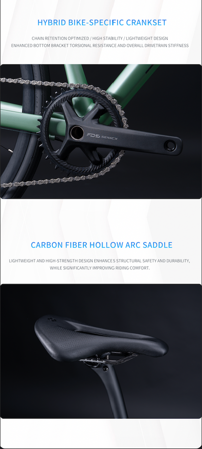 KEPLER PRO Performance Hybrid Bike 11-speed - Shimano 105 - VRIDE - Bicycle & Accessories