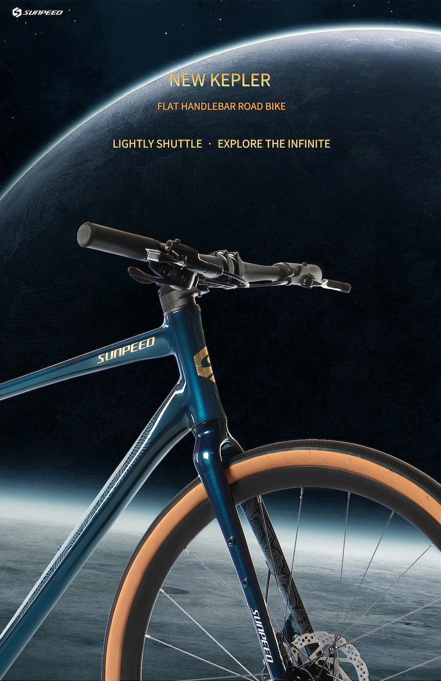 KEPLER Hybrid Fitness Bike Urban Commuter 9-speed - Shimano Altus - VRIDE - Bicycle & Accessories