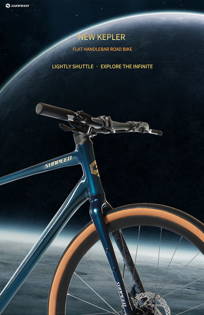 KEPLER Hybrid Fitness Bike Urban Commuter 9-speed - Shimano Altus - VRIDE - Bicycle & Accessories