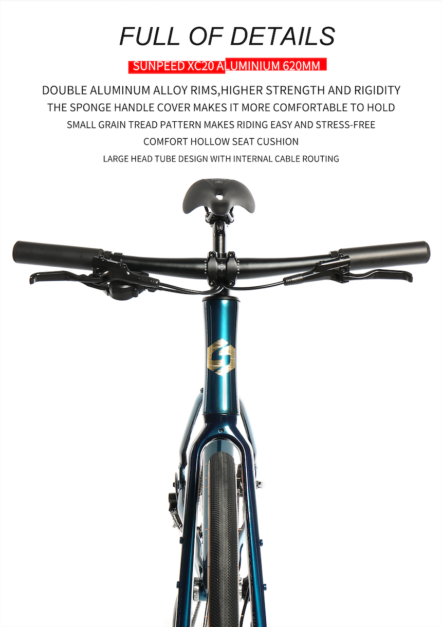 KEPLER Hybrid Fitness Bike Urban Commuter 9-speed - Shimano Altus - VRIDE - Bicycle & Accessories