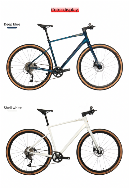KEPLER Hybrid Fitness Bike Urban Commuter 9-speed - Shimano Altus - VRIDE - Bicycle & Accessories