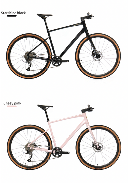 KEPLER Hybrid Fitness Bike Urban Commuter 9-speed - Shimano Altus - VRIDE - Bicycle & Accessories