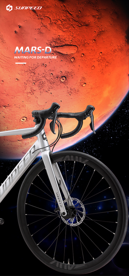 MARS-D Endurance Road Bike 16-Speed - Shimano Claris - VRIDE - Bicycle & Accessories