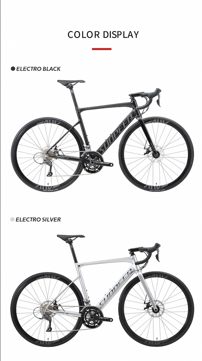 MARS-D Endurance Road Bike 16-Speed - Shimano Claris - VRIDE - Bicycle & Accessories