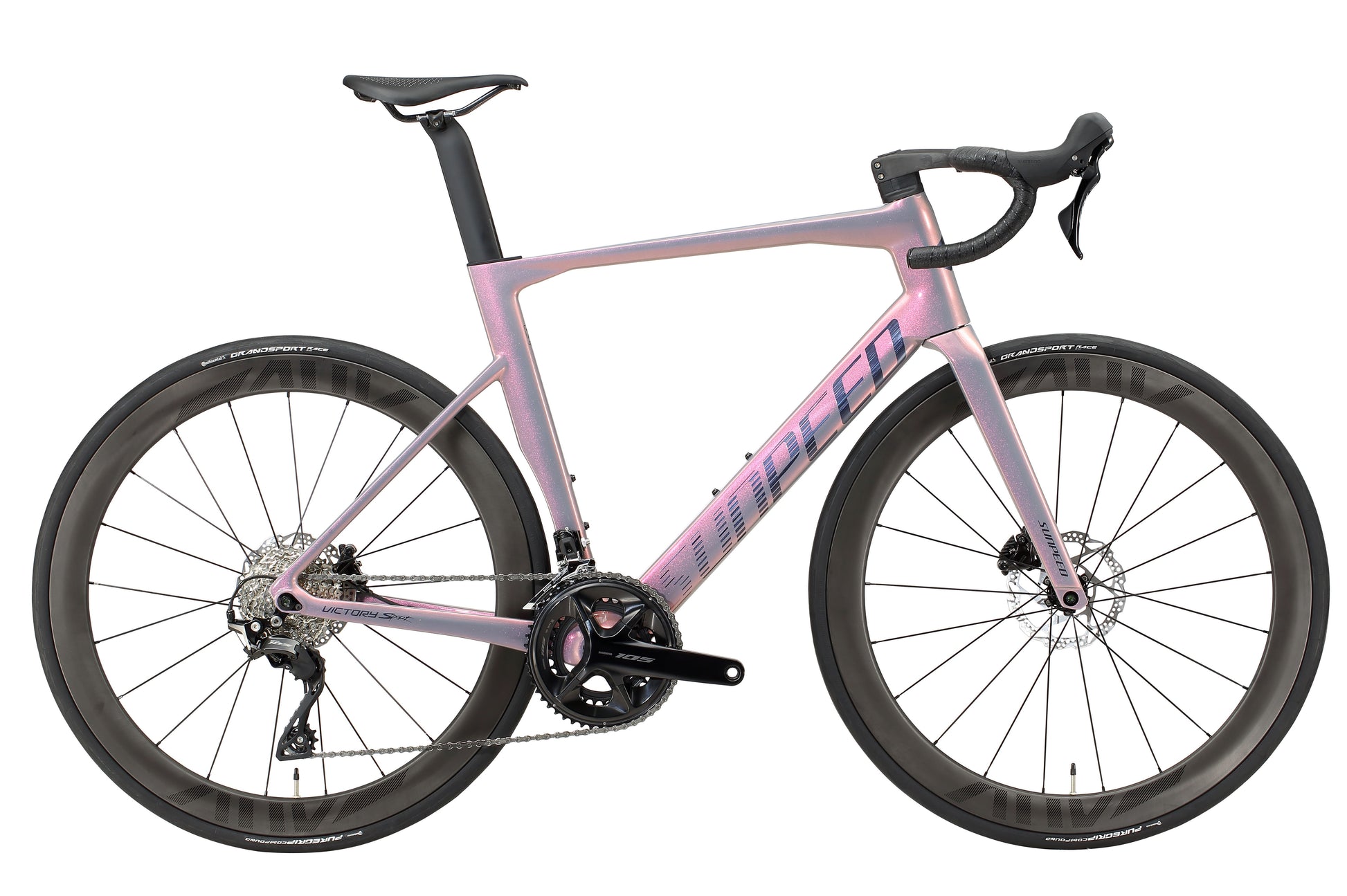 2024 VICTORY SPORT Aero Road Bike 24-speed - Shimano 105 (Alloy/Carbon Wheelset) - VRIDE - Bicycle & Accessories