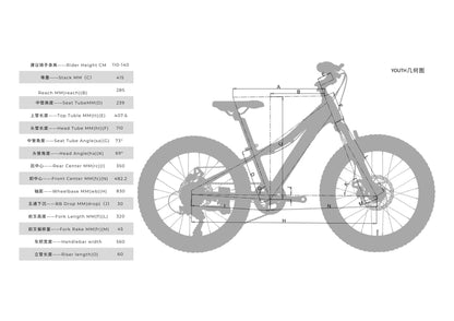 YOUTH Kids' 20" Mountain Bike 7-speed - Shimano TZ50 - VRIDE - Bicycle & Accessories